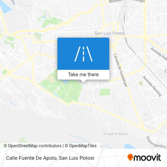 Calle Fuente De Apolo map