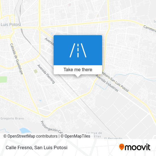Calle Fresno map