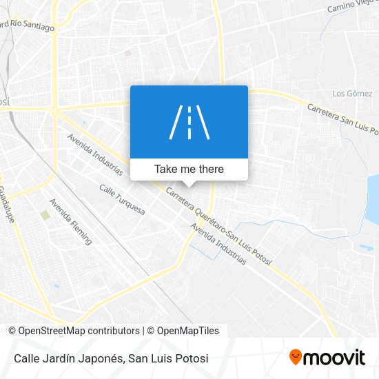 Calle Jardín Japonés map