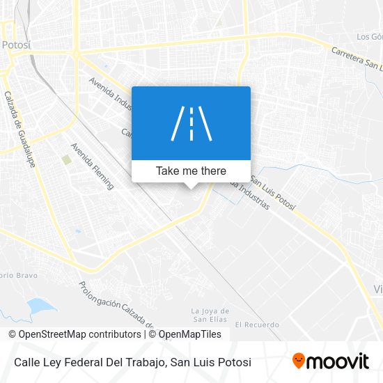 Calle Ley Federal Del Trabajo map