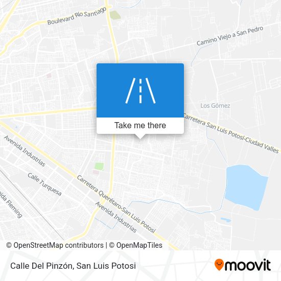 Mapa de Calle Del Pinzón