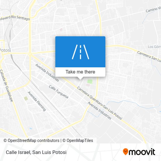 Calle Israel map