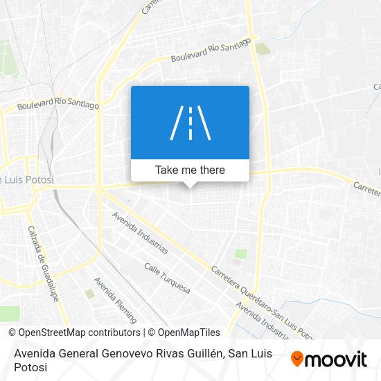 Mapa de Avenida General Genovevo Rivas Guillén