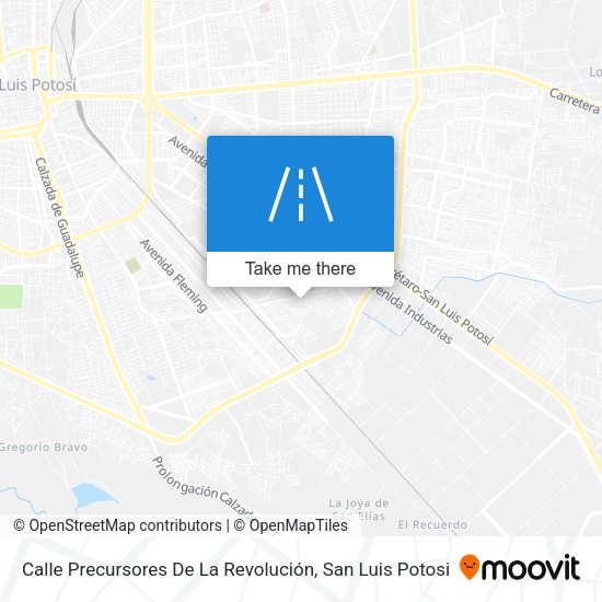 Calle Precursores De La Revolución map