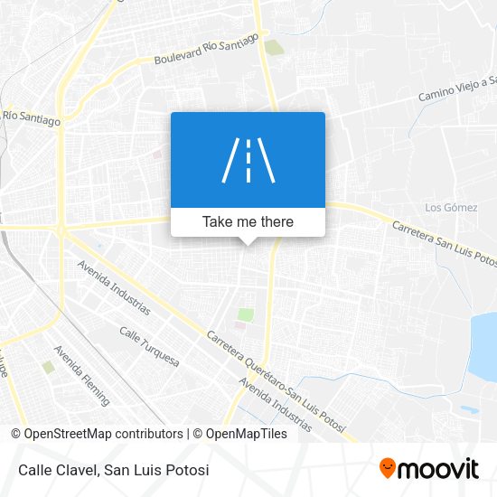 Calle Clavel map