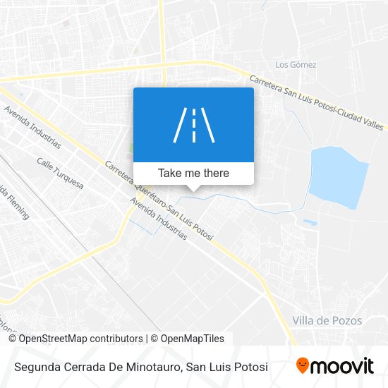 Segunda Cerrada De Minotauro map