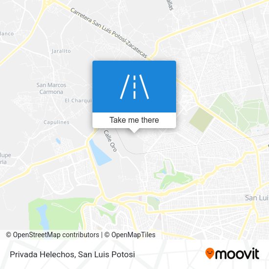 Mapa de Privada Helechos