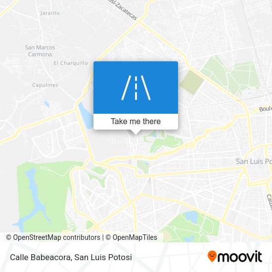 Calle Babeacora map