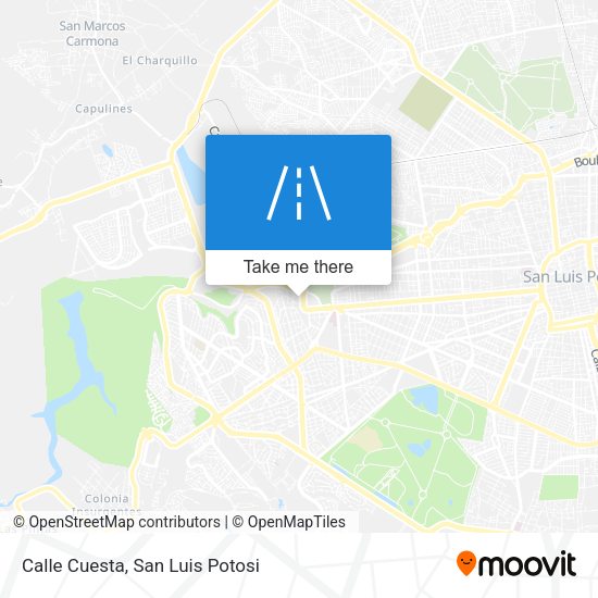 Calle Cuesta map