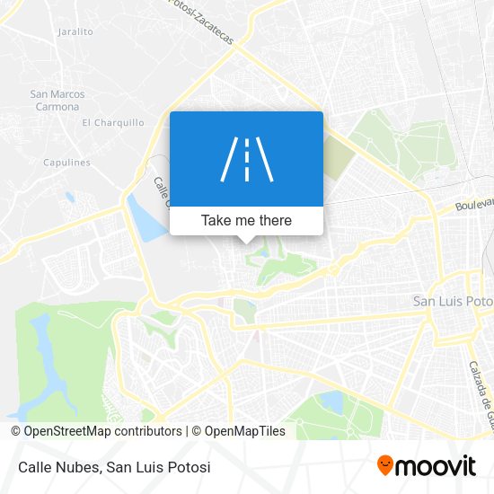 Calle Nubes map