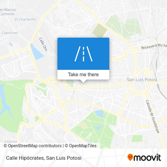 Mapa de Calle Hipócrates
