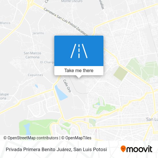 Mapa de Privada Primera Benito Juárez