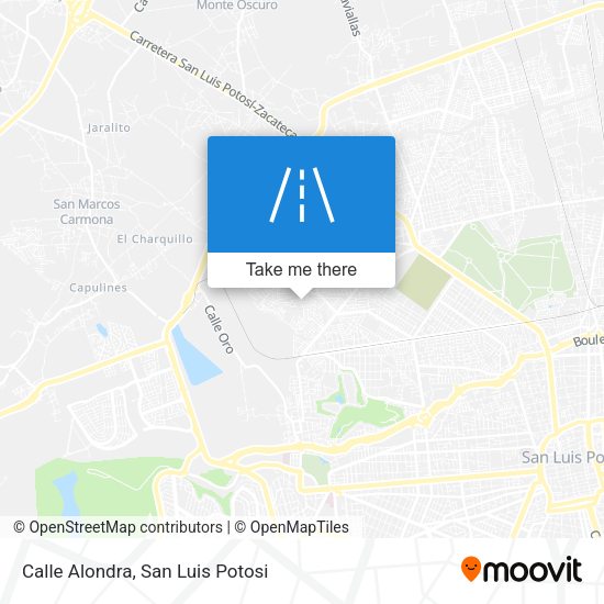 Calle Alondra map