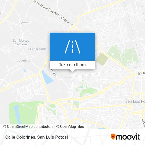 Calle Colorines map
