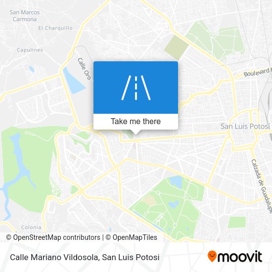 Mapa de Calle Mariano Vildosola