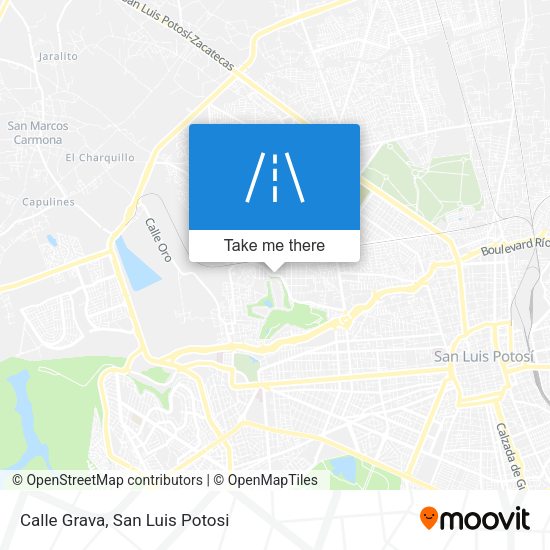 Calle Grava map