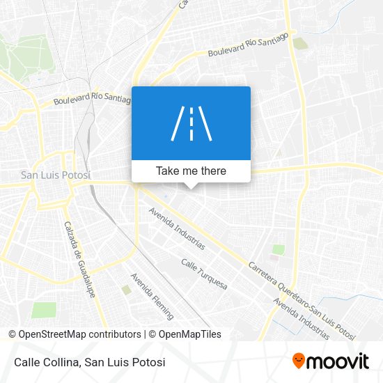 Mapa de Calle Collina
