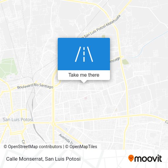 Calle Monserrat map