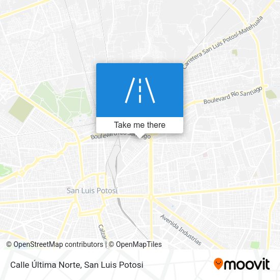 Calle Última Norte map