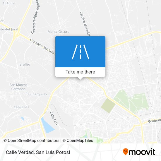 Calle Verdad map