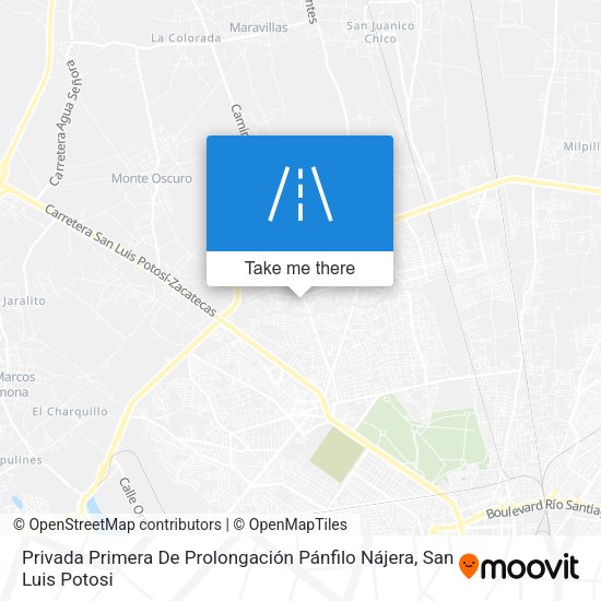 Privada Primera De Prolongación Pánfilo Nájera map