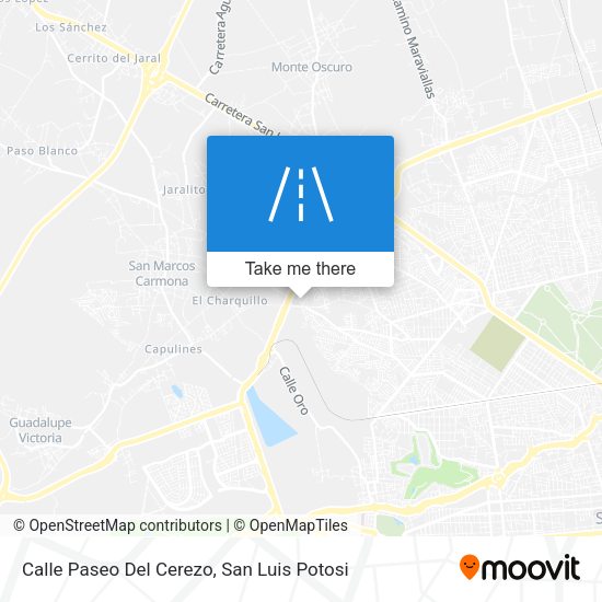 Calle Paseo Del Cerezo map