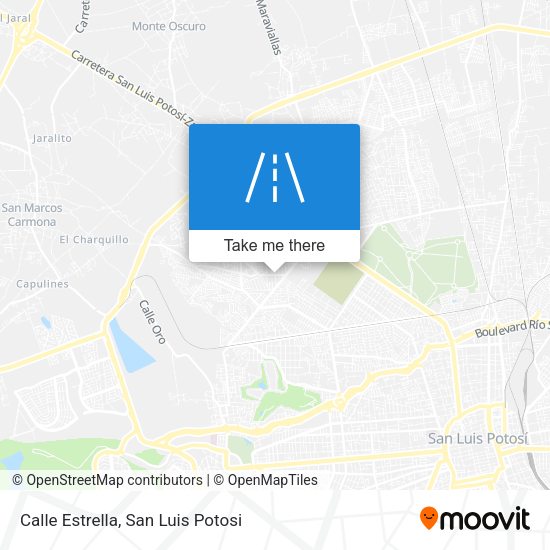 Calle Estrella map