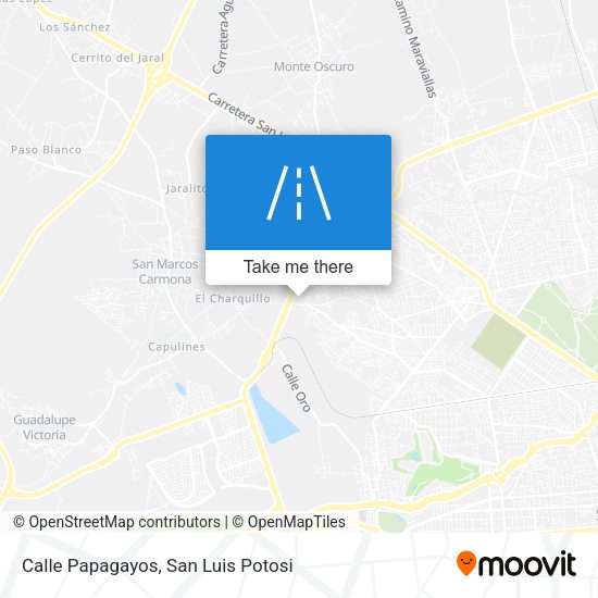 Calle Papagayos map