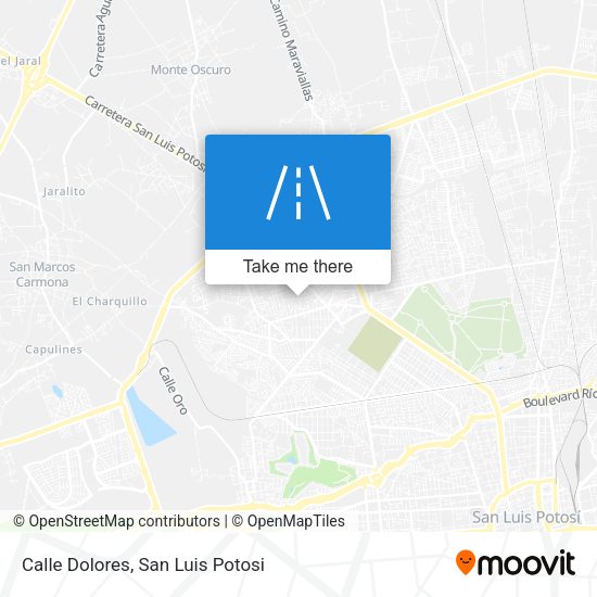 Calle Dolores map