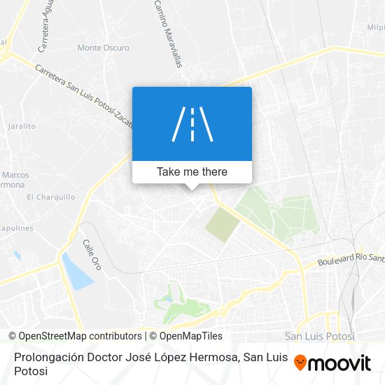 Mapa de Prolongación Doctor José López Hermosa