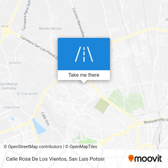 Calle Rosa De Los Vientos map