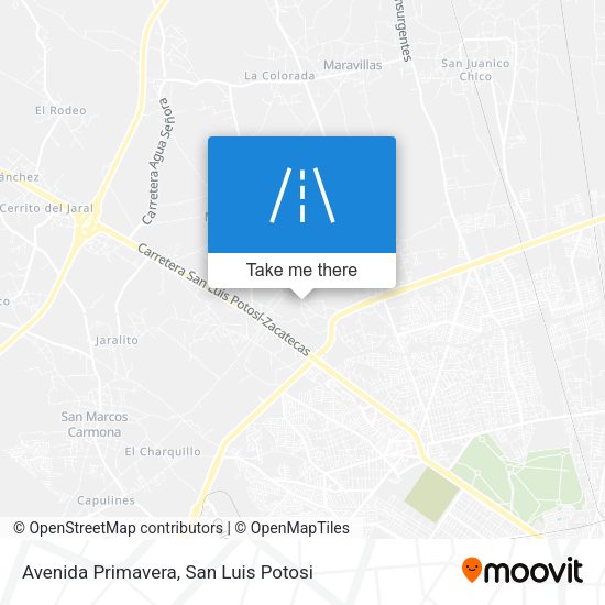 Avenida Primavera map