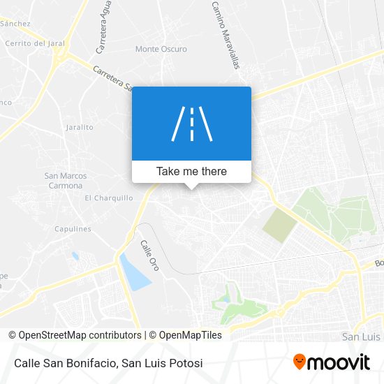 Calle San Bonifacio map