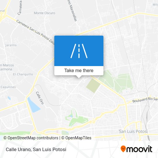 Mapa de Calle Urano