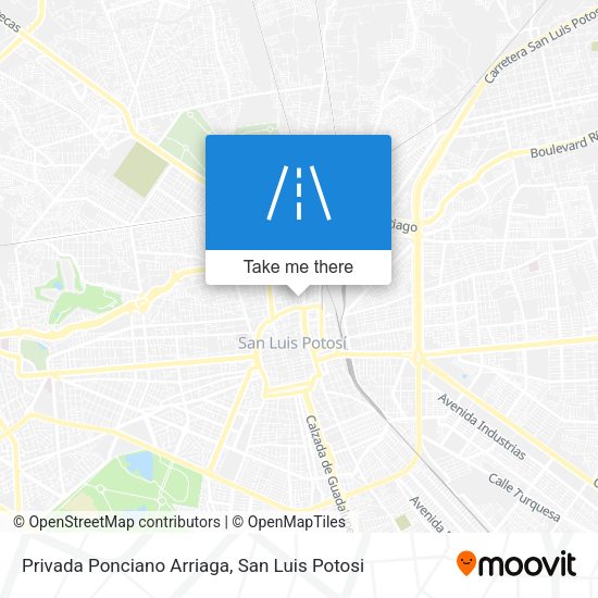 Mapa de Privada Ponciano Arriaga