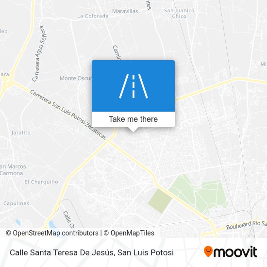 Calle Santa Teresa De Jesús map