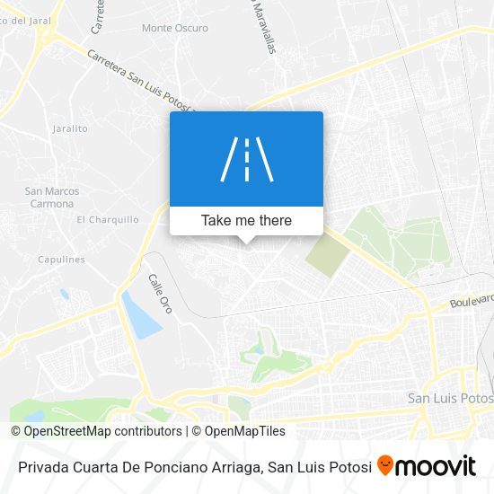 Mapa de Privada Cuarta De Ponciano Arriaga