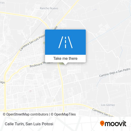 Mapa de Calle Turín