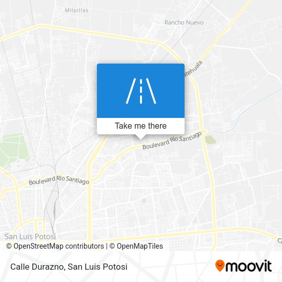 Calle Durazno map