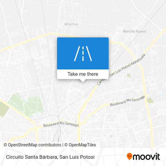 Mapa de Circuito Santa Bárbara