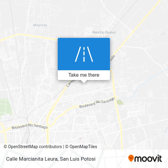 Mapa de Calle Marcianita Leura