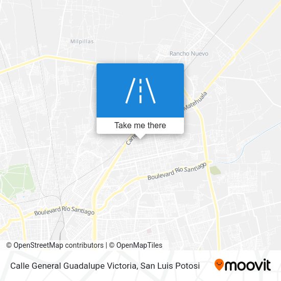 Calle General Guadalupe Victoria map