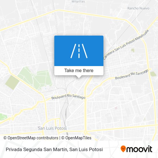 Privada Segunda San Martín map