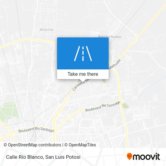 Calle Río Blanco map