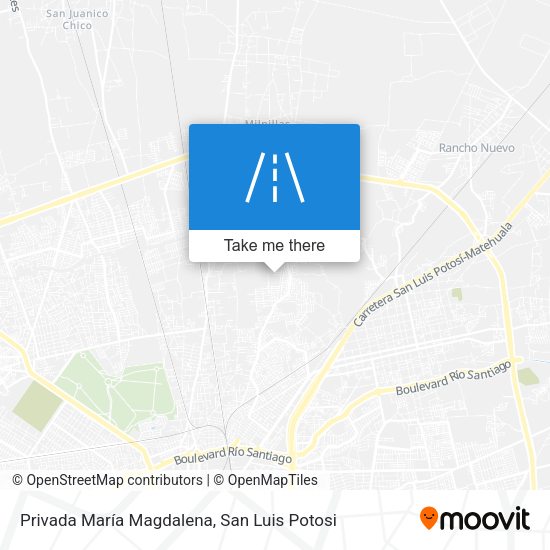 Privada María Magdalena map