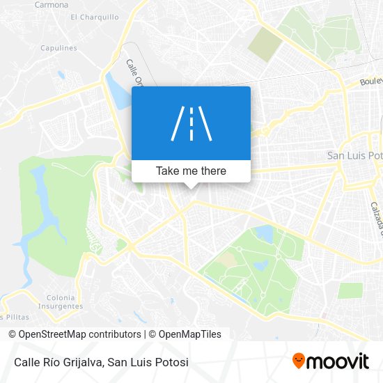 Calle Río Grijalva map