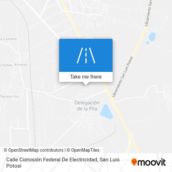 Mapa de Calle Comisión Federal De Electricidad