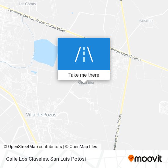 Calle Los Claveles map