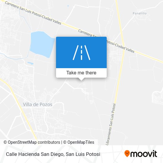 Mapa de Calle Hacienda San Diego