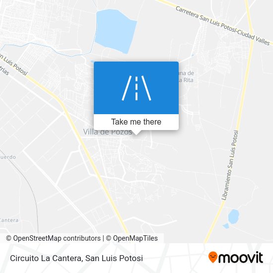 Mapa de Circuito La Cantera